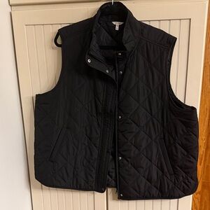 Maurices Charcoal Quilted Vest